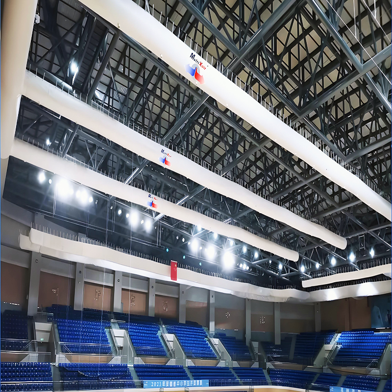 Mishi fabric duct O series adds support structure inside the duct