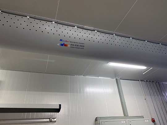 MiXi fabric ductwork helps develop the cold chain industry in Xinjiang! MiXi fabric ductwork helps develop the cold chain industry in Xinjiang!