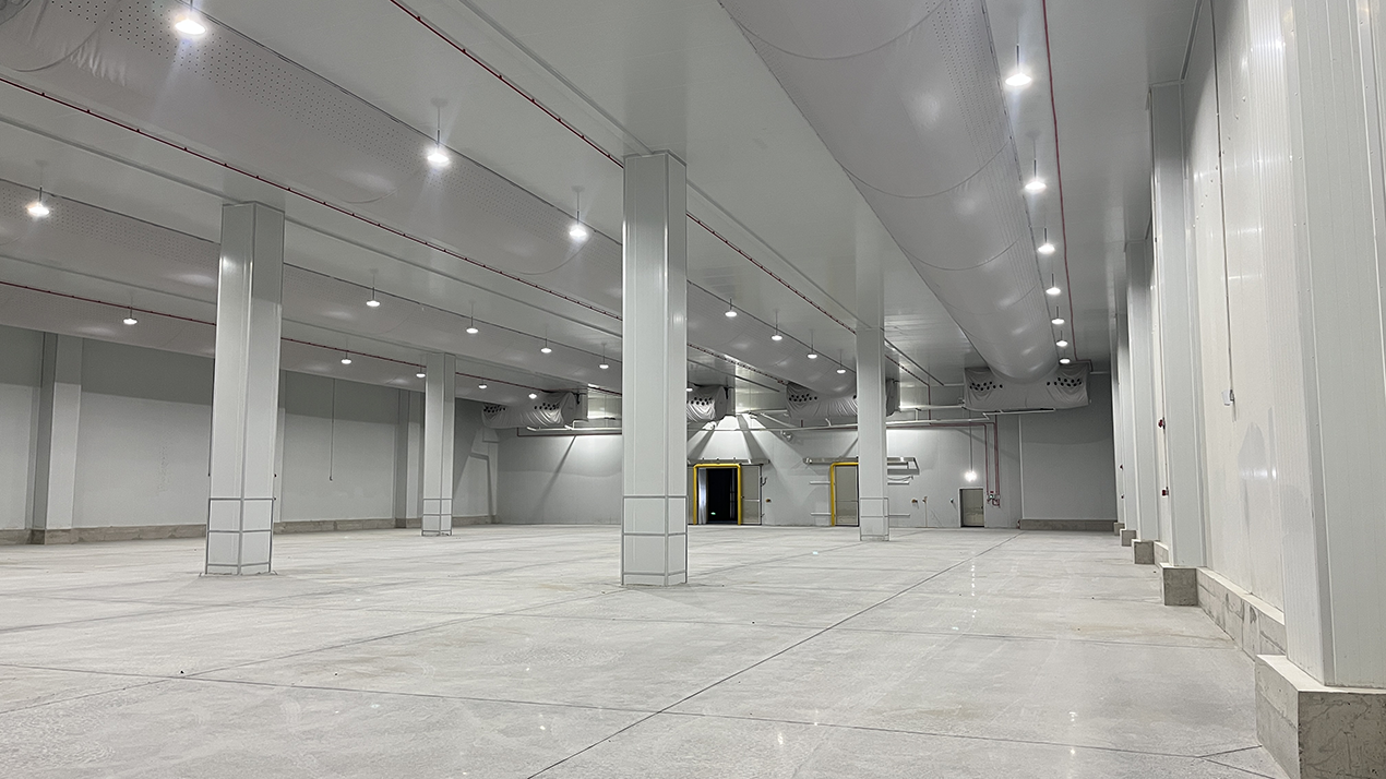 Fabric Ducting System Applied to the Cold Chain Logistics Project at the Urumqi Consolidation Center for China-Europe Railway Express Fabric Ducting System Applied to the Cold Chain Logistics Project at the Urumqi Consolidation Center for China-Europe Railway Express