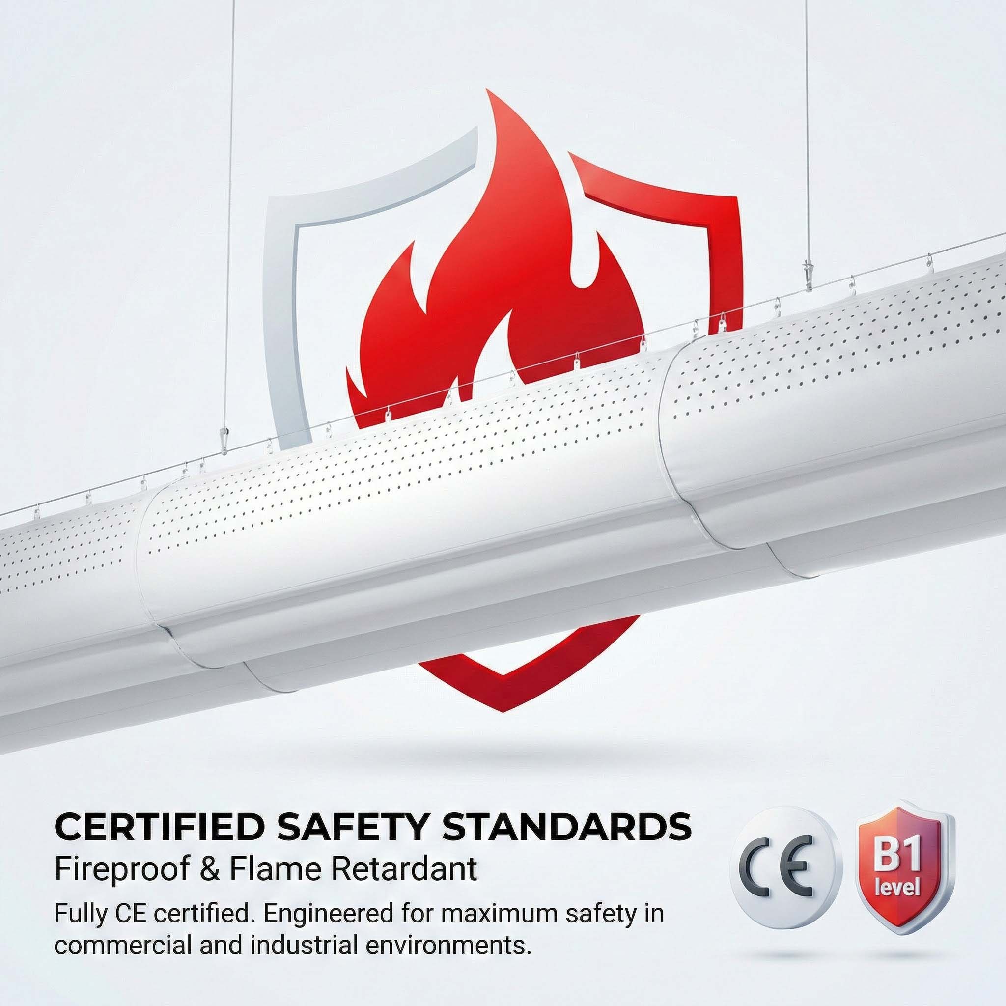 SABER Certified Fabric Ducting for Saudi Project